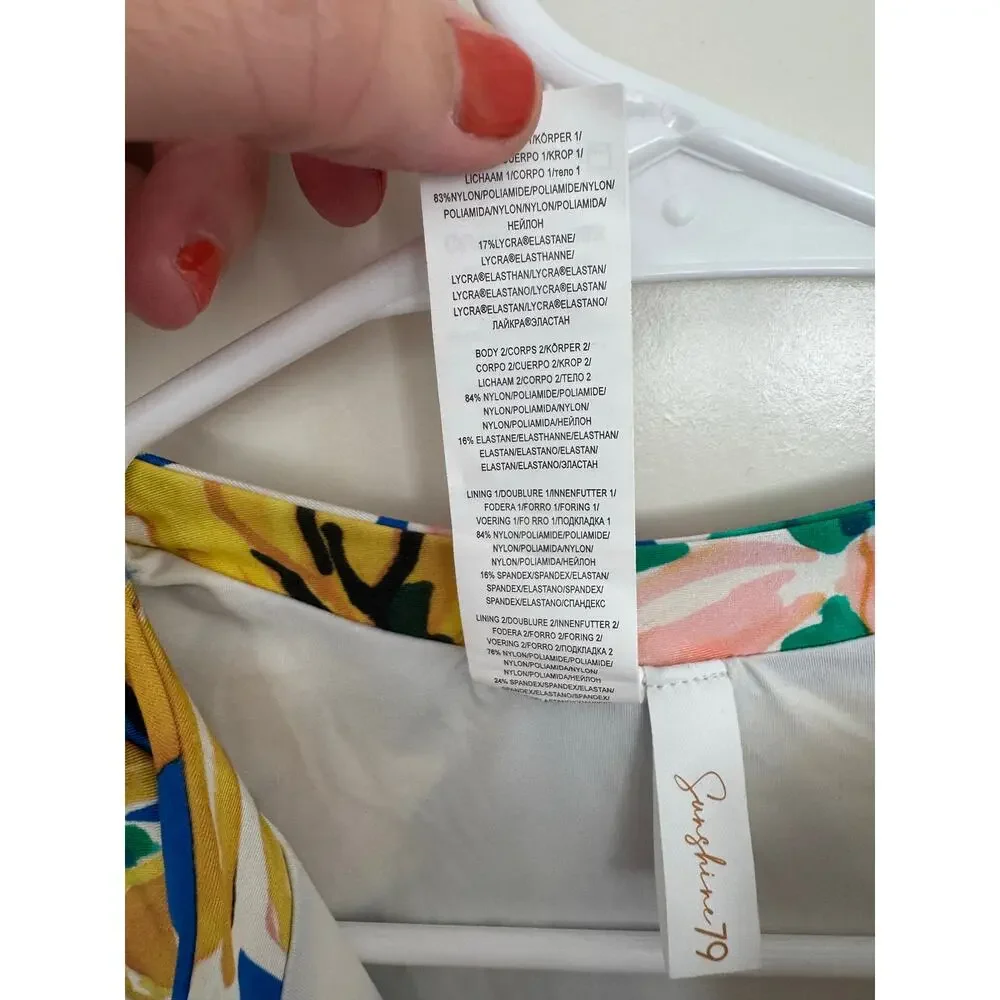 Sunshine 79 Sunflower Getaway Paddlesuit One Piece Swimsuit Small